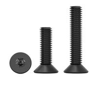 SHUNCHG 20 Pezzi Viti Torx a Testa Svasata M5x16mm, Acciaio Inox Bulloni Meccanici, Viti Completamente Filettate,Perni con Testa a Stella per Macchine Utensili e Mobili