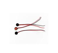 Shunfaifuda 5 capsule per microfono a condensatore elettrete da 4 x 1,5 mm, 2 conduttori