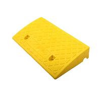 Shunfaji Rampa di sollevamento per auto, rampa in gomma, per sedia a rotelle, rampe di carico, rampe in gomma per auto, moto, sedia a rotelle (giallo, 50 x 27 x 13 cm)