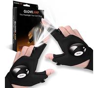 Shunfaji Regalo uomo Guanti LED - Guanti con luci impermeabili Accessori da pesca, regali segreti di Babbo Natale per uomini, gadget pratici per pesca/campeggio, tuttofare, padre (A, una coppia)