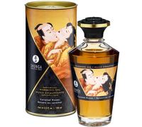 Shunga afrodisiaco olio riscaldante baci caramello 100 ml