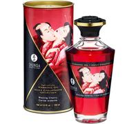 SHUNGA - OLIO DA MASSAGGIO EFFETTO CALORE SAPORE INTENSO DI CILIEGIA 100 ML