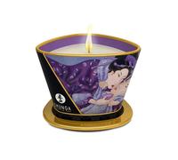 Shunga Candela da Massaggio 170ml - Olio Corpo Caldo 170ml, Varie Fragranze