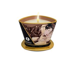 Shunga Candela da Massaggio 170ml - Olio Corpo Caldo 170ml, Varie Fragranze
