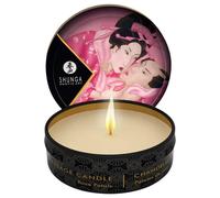 Shunga Libido Massage Candle Rose Petals 30ml