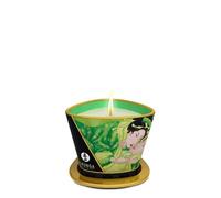 SHUNGA CANDELA OLIO DA MASSAGGIO EROTICO SENSUALE AL TE VERDE PER UOMO E DONNA
