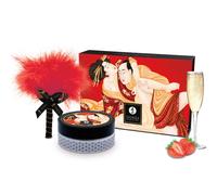 Shunga - kit polvere da massaggio alimentare fragola