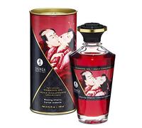 SHUNGA - OLIO DA MASSAGGIO EFFETTO CALORE SAPORE INTENSO DI CILIEGIA 100 ML