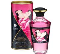 SHUNGA - OLIO DA MASSAGGIO EFFETTO CALORE SAPORE INTENSO DI LAMPONE 100 ML