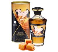 SHUNGA - OLIO DA MASSAGGIO CON EFFETTO CALORE SAPORE CARAMELLO 100 ML