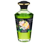 Olio da massaggio riscaldante Shunga - aroma di tè verde (100ml)
