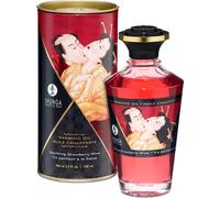 shunga Olio per baci intimi vino frizzante/fragola 0,1 l