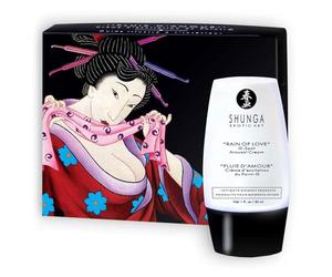 Shunga Pioggia d'amore Crema Punto G, Colore Nero - 30 ml