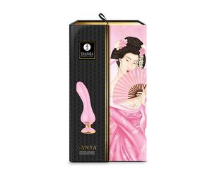 Shunga Sanya Vibratore classico Light Pink 11,5 cm