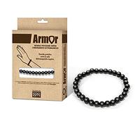 Shungite Armor - Bracciale Protettivo contro le onde elettromagnetiche Taglia L - Circonferenza cm 17,8