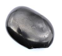 Shungite Roccia lucidata da 185 grammi e 75 millimetri, Shungite minerale della Russia, Pietra Non trattata, Esemplare Unico, Minerale d'arte, Minerale di Rilassamento