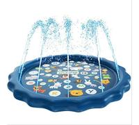 Shungong Tappetino da gioco gonfiabile gigante for persone e animali domestici, perfetto for il divertimento estivo all'aperto in spiaggia, giardino e piscina(A 100cm)