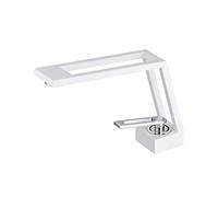 SHUNLI Rubinetto per bagno miscelatore lavabo,Rubinetto moderno in ottone,Rubinetti per lavabo design creativo,Bianco e Cromo