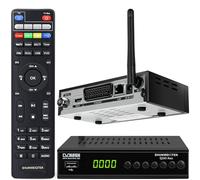SHUNWEIQTEK Decoder DVB-T2 con Modulo WiFi Integrato e Uscita HDMI SCART, Decoder Digitale Terrestre 2024 con H265 HEVC Main10 USB PVR Registrazione/Lettore Multimediale e MeeCast DLNA
