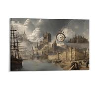 SHUNXIFQ Storia nel tempo Quadri Su Tela Per Soggiorno Stampe D'arte Decorazione Della Parete Per Camera Da Letto Ufficio Sala Da Pranzo Cucina Dipinti Per La Decorazione Domestica 16x24inch(40x60cm)