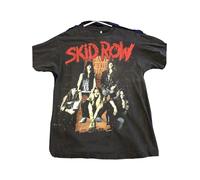 SHUOCAI Skid Row Men Tshirt Short Sleeve Funny T-Shirt Shirt Tops Black M