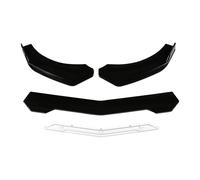 Shuogoufeng Store Compatibile con Pana*mera 2012-2022 kit corpo diffusore splitter spoiler paraurti anteriore Ammortizzatori cofano motore(White)