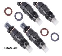 Shuogoufeng Store Iniettore di carburante diesel 1/4 pezzi 105078-0111 compatibile con Bravo 2.5L WL/WL-T compatibile con Courier WLT 2.5L(4pcs)