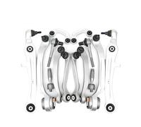 Shuogoufeng Store Kit di estremità del tirante di collegamento dello stabilizzatore del giunto sferico del braccio di controllo della sospensione dell'asse anteriore da 14 pezzi compatibile con A8 D3