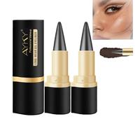 SHUOHONG 2 Pezzi Eyeliner Marrone Pen, Make Up Eyeliner Ad Asciugatura Rapida, Trucchi Donna Water Resistant a Lunga Tenuta, Professional Waterproof Antisudicio (Marrone Scuro)