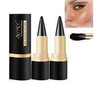 SHUOHONG 2 Pezzi Eyeliner Nero Pen, Make Up Ad Asciugatura Rapida, Trucchi Donna Eyeliner Water Resistant a Lunga Tenuta, Professional Waterproof Antisudicio (Nero)