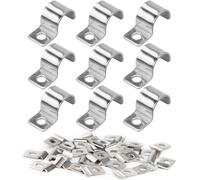 SHUOHONG 20 Pezzi Fascette Metalliche, Fascette Stringitubo di Fissaggio, Fascetta Stringitubo per Cavi e Tubi, Piccola Morsetti per Tubi, Fascette Metalliche Stringitubo, Fermacavi in Acciaio Ø 16 mm