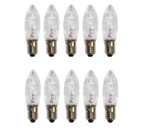 ShuoHui Candela di ricambio E10, 24 V, 3 W, 2700 K, 24 V (10), E10Lamp