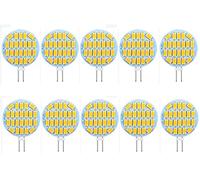 ShuoHui Lampadina a LED G4, luce bianca neutra, 3 W AC/DC, 12 V, 4000 K, 400 lm, ricambio per lampadine alogene da 30 W, LED G4, piccola lampadina a perno (10)