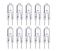 ShuoHui Lampadina alogena G6.35 da 35 W, dimmerabile, a basso voltaggio, 12 V, GY6.35, luce bianca calda, 2700 K, illuminazione Halostar, angolo di irradiazione a 360°, base a perno, capsula