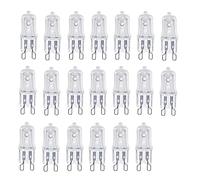 ShuoHui Lampadina alogena G9, dimmerabile, luce bianca calda, 2800 K, 230 V, 28 W, 370 lumen, per applicazioni in forno e microonde, 300 °C, resistente al calore (20)