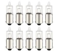 ShuoHui Lampadina alogena H10 W, BA9s, 12 V, 10 Watt, 9 mm, in metallo, attacco a baionetta, per interni, per anelli Angel Eyes (10)