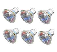 ShuoHui MR11 - Lampadina alogena 12 V 10 W GU4 Bi-Pin Base Spotlight, copertura in vetro dimmerabile, diametro 35 mm, bianco caldo, 2700 K (6)