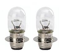 ShuoHui P15D-25-1 25/25w 2J - Lampadina alogena per moto, 12 V, P15D PX15d T19, 2 pezzi, colore: Bianco