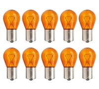 ShuoHui PY21W Lampada per indicatore di direzione, 12 V, colore arancione, giallo, lampada bau15s per auto, S25, 21 W, lampadina lampeggiante (2)
