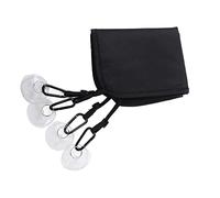 Shuoshenm Borsa per pagaie da kayak, borsa di stoccaggio in rete ad asciugatura rapida e grande capacità con ventose, supporto per pagaie in tessuto Oxford 600D per il ponte di kayak e canoa