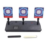 Shuoshenm Giocattolo Bersaglio Elettrico per Il punteggio, Bersaglio da tiro con Reset Automatico, Suono Flash e contatore a LED, Gioco di bersagli elettronici per Bambini e Famiglie, per l’