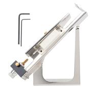 Shuoshenm Jig per Piume di frecce in Lega di Alluminio, Accessorio Regolabile per tiro con l’ da Realizzare Fai-da-Te, Adatto a frecce in Legno, Fibra di Vetro, Carbonio e Alluminio con