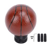 Shuoshenm Pomello del cambio per basket, testa universale per leva del cambio manuale dell’auto, pomello della trasmissione in resina colorata con 3 adattatori per la maggior parte delle aut