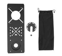 Shuoshenm Tavolo da campeggio per la serie IGT, piastra superiore portatile in acciaio inossidabile con limitatore per fornello a ragno, compatibile con il fornello SOTO 310 per la cucina al