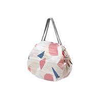 Shupatto - Borsa shopping giapponese compatta, pieghevole, taglia M - HAGIRE (Fabric Scraps), rosa fantasia, M, contemporanea, Rosa fantasia, M, Contemporaneo