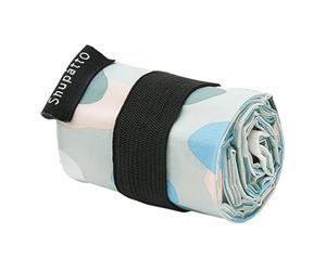 Shupatto Compact Verde Fantasia - Borsa ARARE taglia S in polietilene, capienza 7,5 lt/3 Kg, dimensioni 30x26 cm