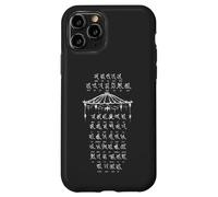 Shurangama Sutra Mantra Corona del Mandala Tathagata Custodia per iPhone 11 Pro