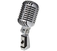 Shure 55sh Serie II Iconic Unidyne Dynamic Vocal Microfono, Mic classico e vintage con modello polare direzionale cardioide per spettacoli dal vivo