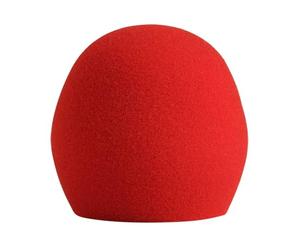 Shure A58Ws Blk Parabrezza In Schiuma Per Tutti I Microfoni Shure Ball, Rosso