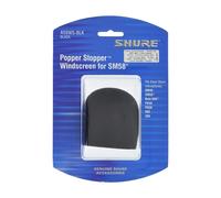 Shure A58WS-BLK Spugna antivento x microfoni Shure serie SM BETA PG e BG, Nero